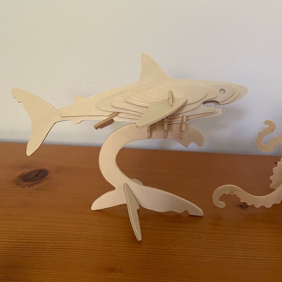 2 x wood decor Underwater Creatures - Picture 4 of 6